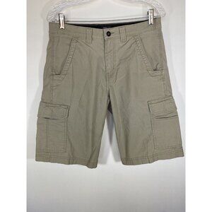Dickies cargo shorts mens size 30 khaki‎ pre-owned logo on back